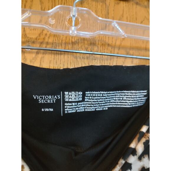 Victoria Secret Womens Leggings Cheetah Leopard Print Cropped Pocket Yoga Small - Picture 4 of 8